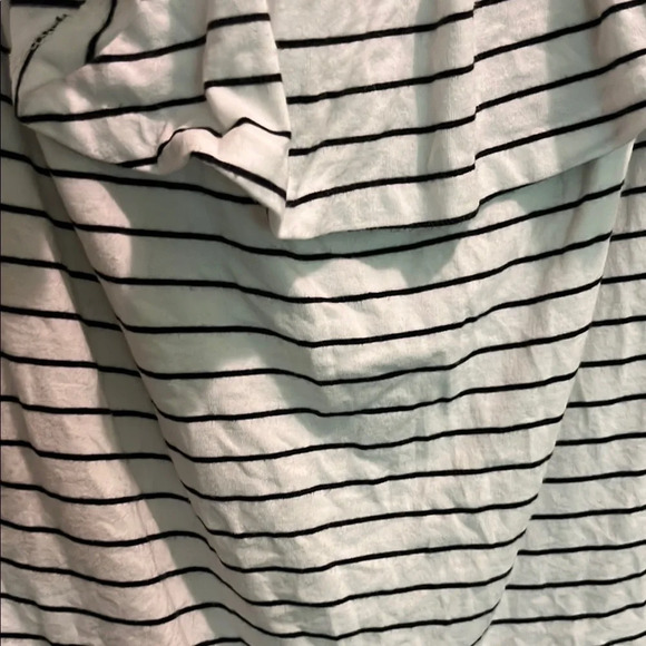 J.Crew Striped Bodysuit with Ruffle Sleeves - Picture 3 of 7